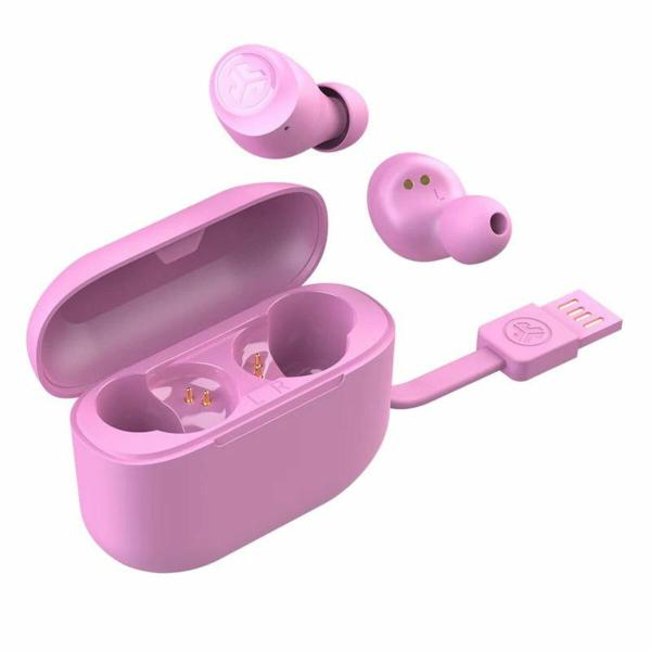 Auriculares com microfone JLab IEUEBGAIRPOPRPNK124 Cor de Rosa