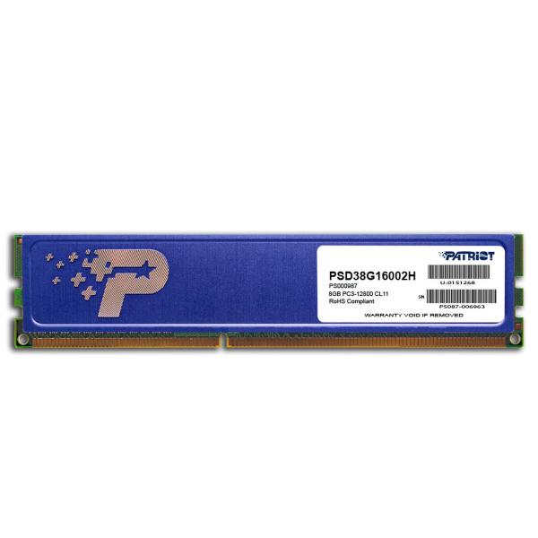 Memória RAM Patriot Memory PSD38G16002H DDR3 CL11 8 GB