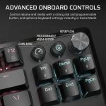 Teclado sem Fios Corsair CH-914901E-ES Preto Qwerty espanhol