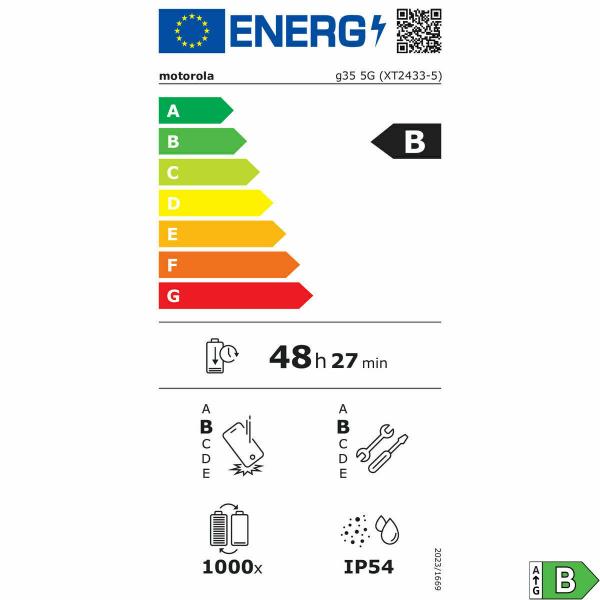 Smartphone Motorola G35 5G 8 GB RAM 256 GB 6,72" Unisoc Preto Cinzento