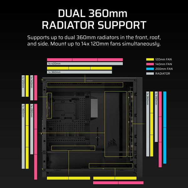 Caixa Semitorre ATX Corsair CC-9011307-WW Preto