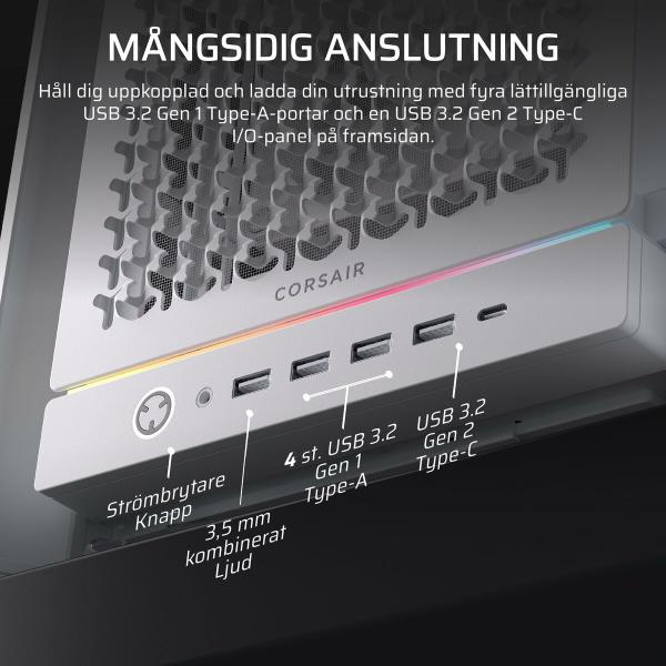 Caixa Semitorre ATX Corsair CC-9011308-WW Branco