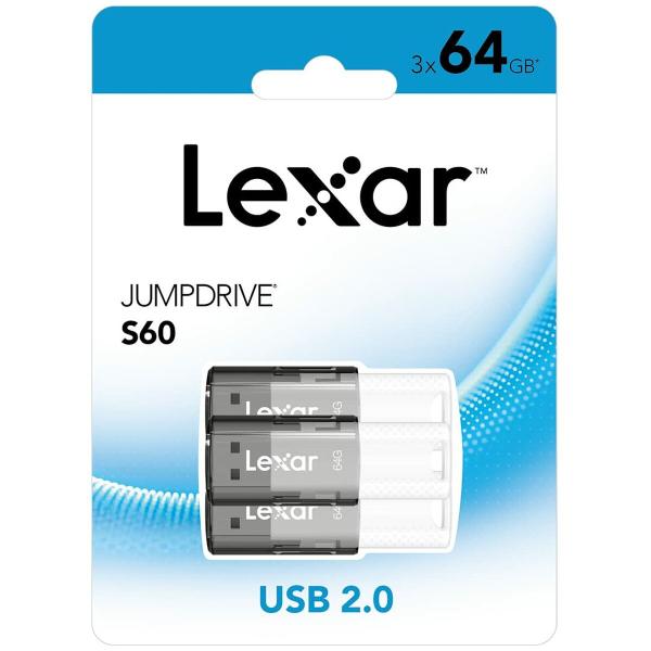 Memória USB Lexar LJDS060064G-B3NNG Cinzento 64 GB