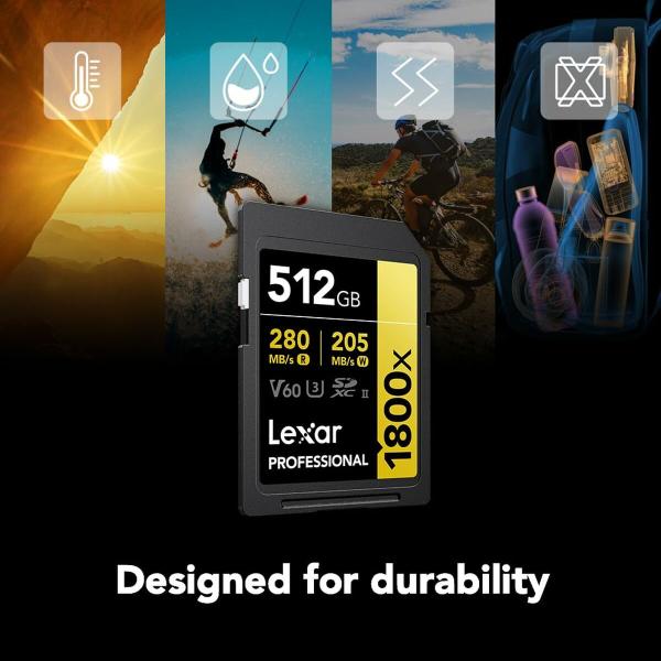 Cartão de Memória SD Lexar LSD1800512G-BNNNG 512 GB