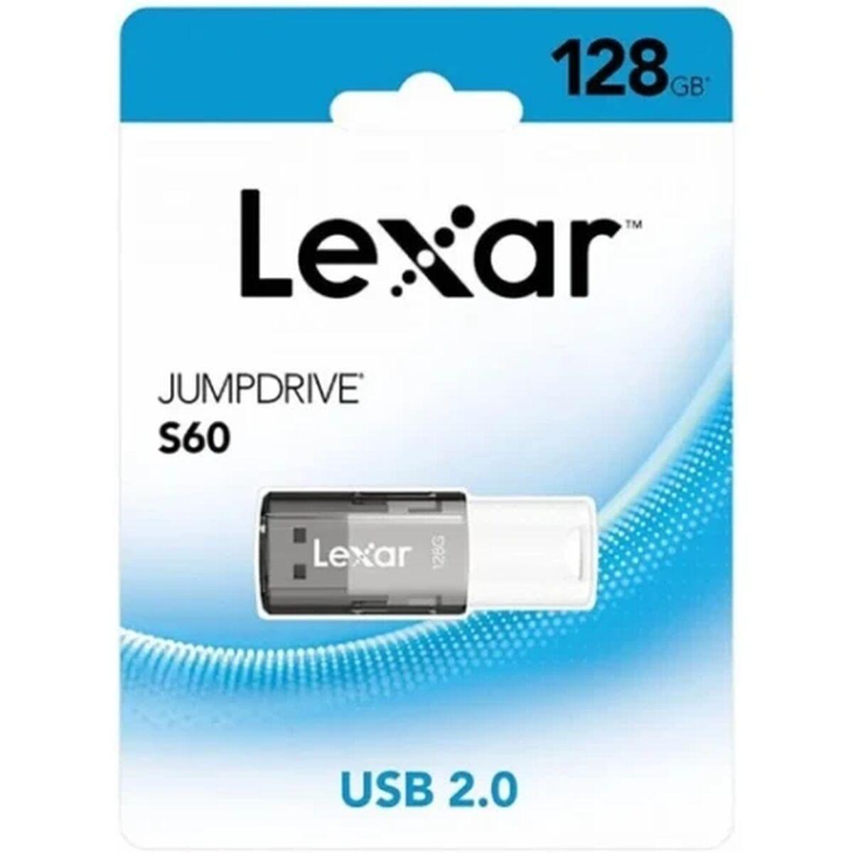Memória USB Lexar LJDS060128G-B3NNG Prateado 128 GB