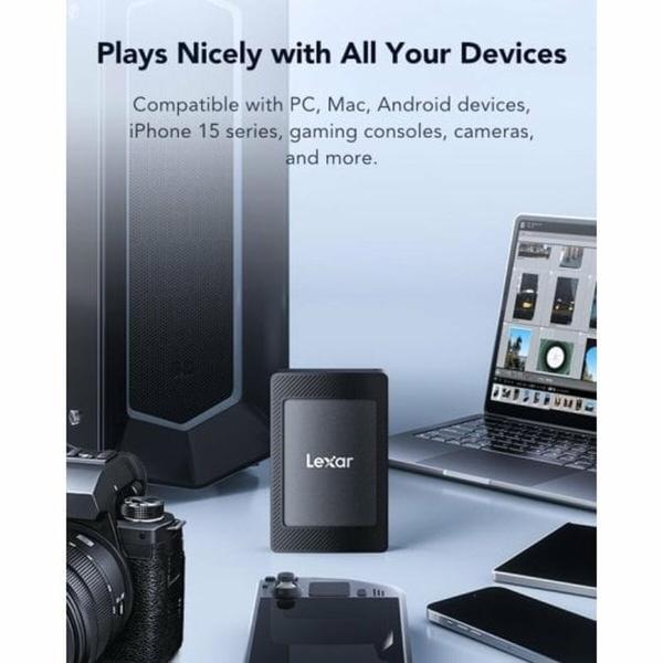 Disco Duro Externo Lexar LSL500M001T-RNBNG Preto 1 TB