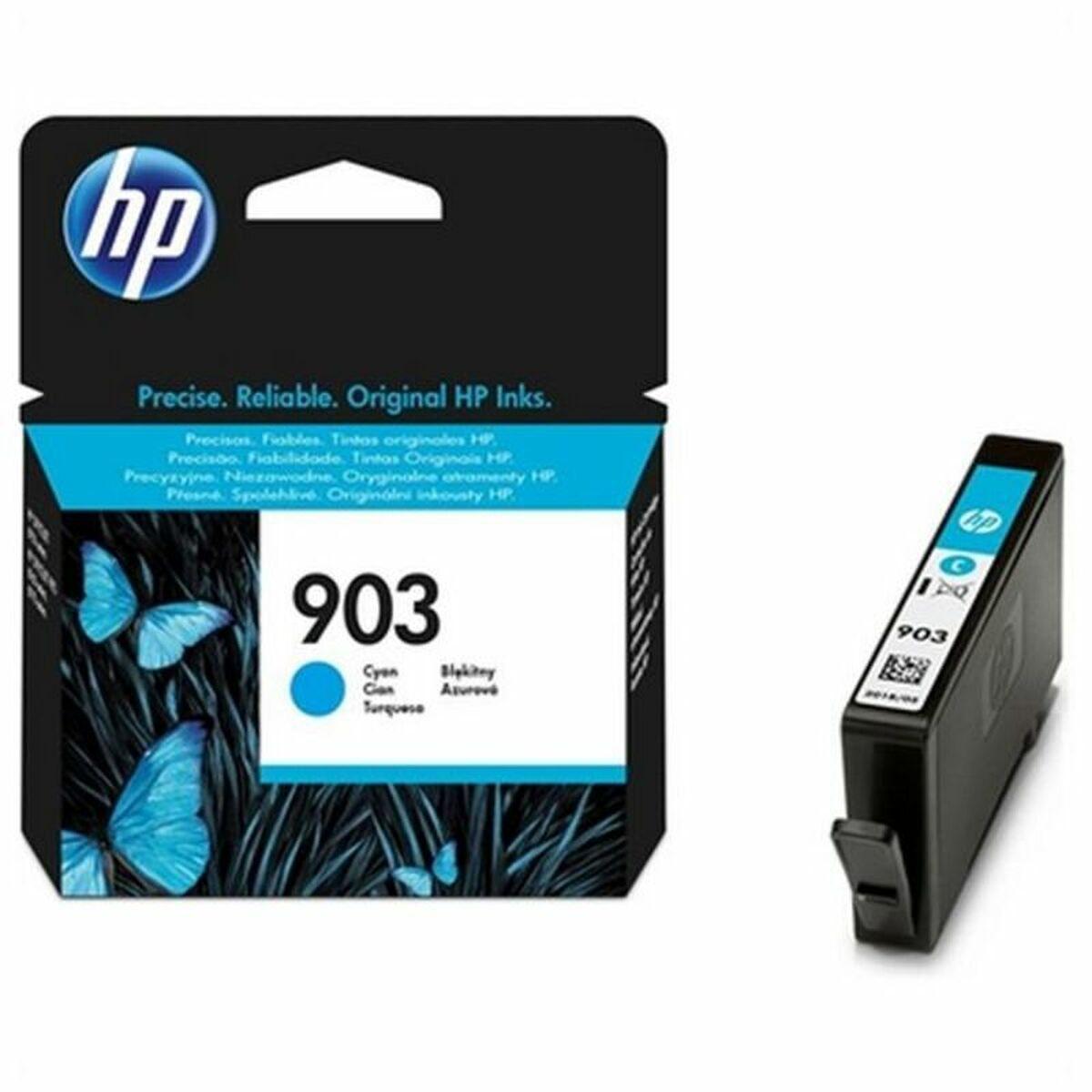 Tinteiro de Tinta Original HP 903 Azul Preto Ciano