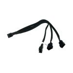 CABLE 3 TO 1 PWM Phobya 30 CM BLACK