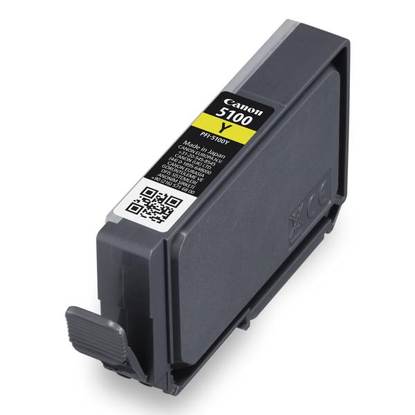 Tinteiro de Tinta Original Canon PFI-5100 Y EUR Amarelo