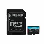 Cartão de Memória Micro SD com Adaptador Kingston SDCG4/64GB 64 GB