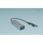Hub USB i-Tec CAHUBMETAL2A2CPD Prateado