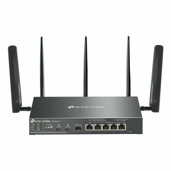 Router TP-Link ER706WP-4G Preto USB RJ45 Ethernet LAN PoE x 1