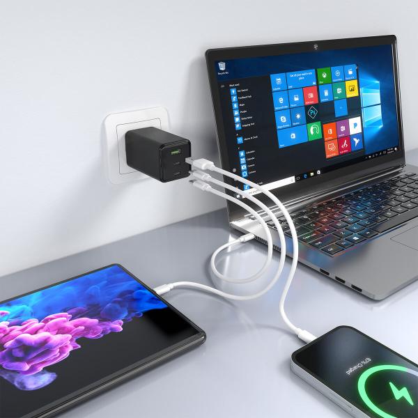 Carregador de Parede Aisens GAN Preto 100 W