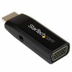 Adaptador DisplayPort para HDMI Startech HD2VGAMICRA Preto