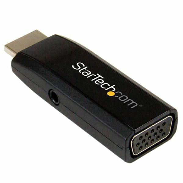 Adaptador DisplayPort para HDMI Startech HD2VGAMICRA Preto