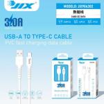 Cabo de Dados USB-A para Type-C (1M) – 3.0A