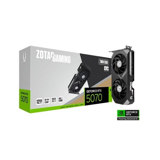 TARJETA GRÁFICA ZOTAC RTX 5070 TWIN EDGE OC 12GB