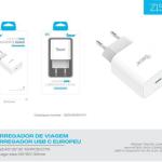 CARREGADOR PD20W - USB-C