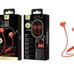 Auriculares Bluetooth Desportivo Vermelha