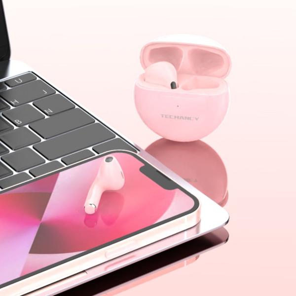 Auriculares Tws Rosa