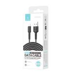 Cabo de Dados Preto, Cabo USB para Lightning de Carregamento Rapido, 3m/2.4A, Compatível com iPhone 8/X/11/12/13/14