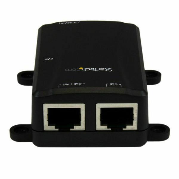 Switch Startech POEINJ1GW 1000 Mbps Preto