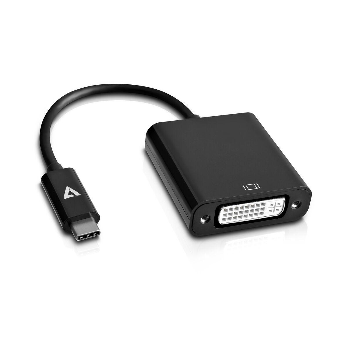 Adaptador USB C para DVI V7 V7UCDVI-BLK-1N