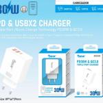 CARREGADOR PD30W + 2×USB –