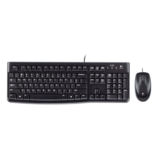 Teclado e Rato Logitech 920-002543 Preto Italiano QWERTY