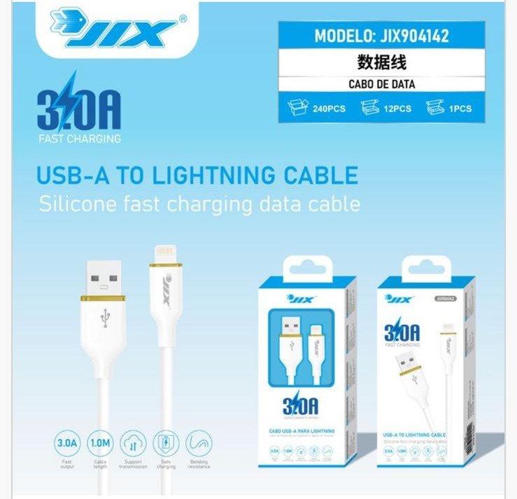 Cabo de Dados Lightning 1M (JIX904142) – 3.0A Rápido