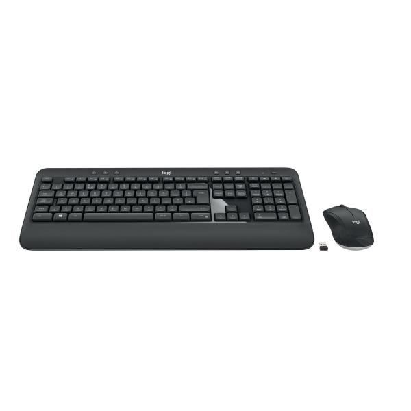 Teclado e Rato sem Fios Logitech MK540 Qwerty UK Branco Preto Preto/Branco