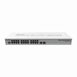 Switch de Armário Mikrotik CRS326-24G-2S+RM Gigabit Ethernet Prata