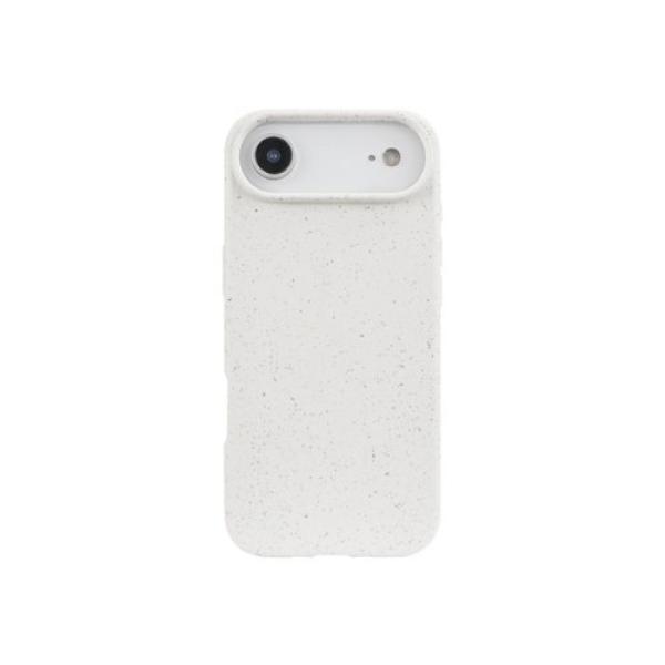FUNDA QCHARX BIODEGRADABLE IPHONE 17 BLANCO WHEAT STRAW+TPU BIODEGRADABLE-LIBRE BPA Y TOXICOS QCHIP17BB