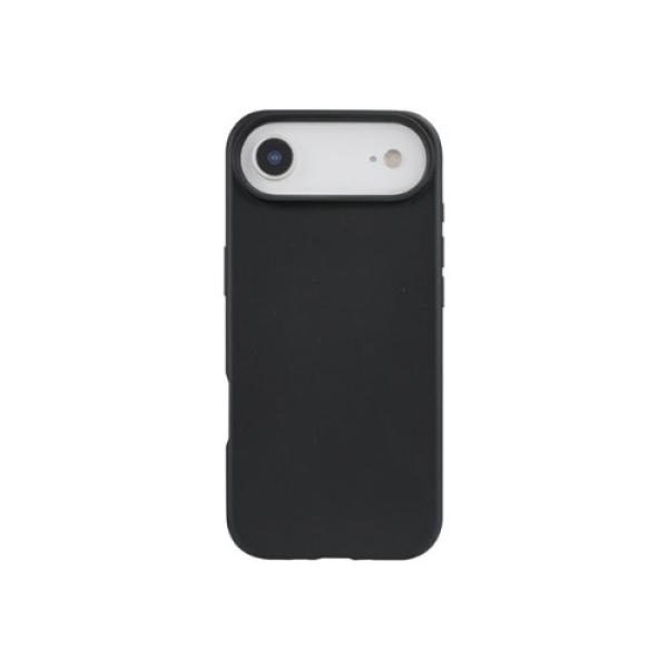 FUNDA QCHARX BIODEGRADABLE IPHONE 17 NEGRO WHEAT STRAW+TPU BIODEGRADABLE-LIBRE BPA Y TOXICOS QCHIP17BN