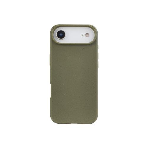 QCHARX BIODEGRADABLE CASE FOR IPHONE 17 MILITARY GREEN WHEAT STRAWBERRY + BIODEGRADABLE TPU - BPA AND TOXIN FREE QCHIP17BV