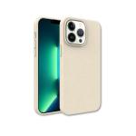 FUNDA QCHARX BIODEGRADABLE IPHONE 17 PRO BLANCO WHEAT STRAW+TPU BIODEGRADABLE-LIBRE BPA Y TOXICOS QCHIP17PBB