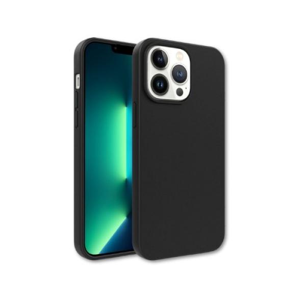 FUNDA QCHARX BIODEGRADABLE IPHONE 17 PRO NEGRO WHEAT STRAW+TPU BIODEGRADABLE-LIBRE BPA Y TOXICOS QCHIP17PBN