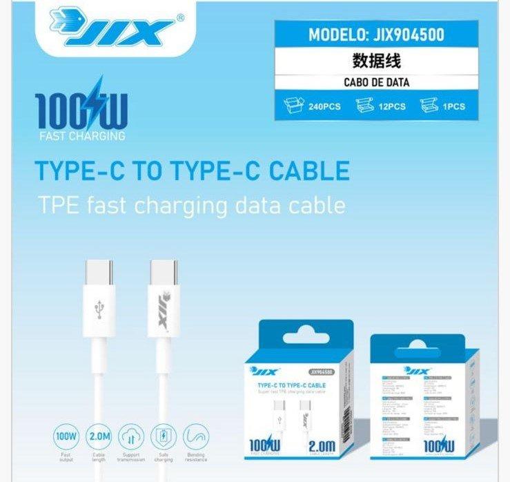 Cabo de Dados Type-C para Type-C 2M – PD 100W