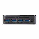 Hub USB Startech HBS304A24A           Preto 5 Gbit/s