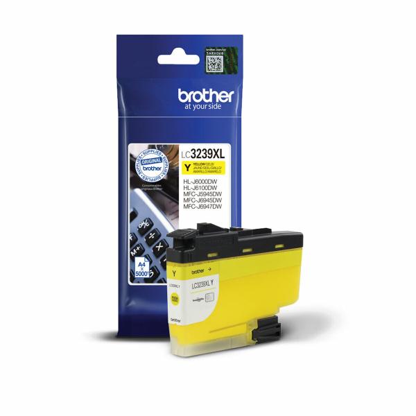 Tinteiro de Tinta Original Brother LC3239XLY Amarelo