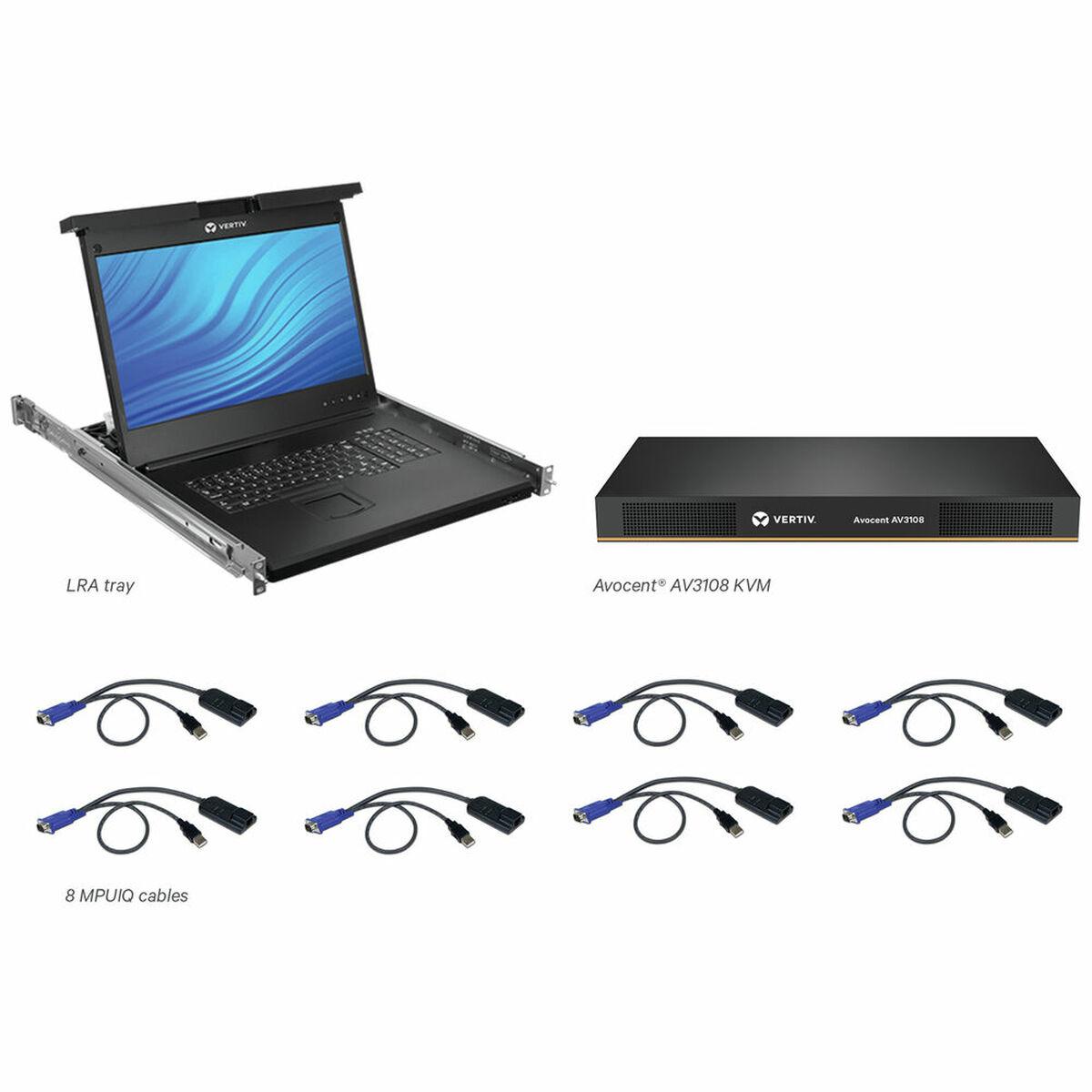 Consola Vertiv LRA185KMM8D-001 LCD 18.5"