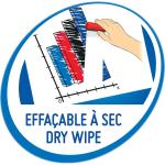 Ardósia branca Bic 870492 Adesivo 2 x 1 m