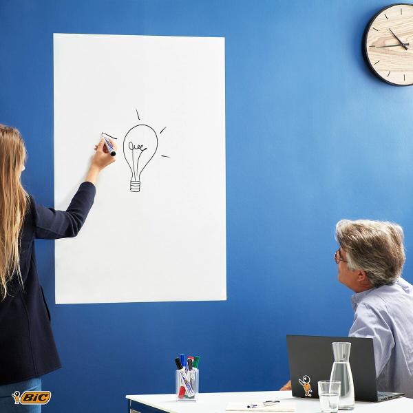 Ardósia branca Bic 870492 Adesivo 2 x 1 m