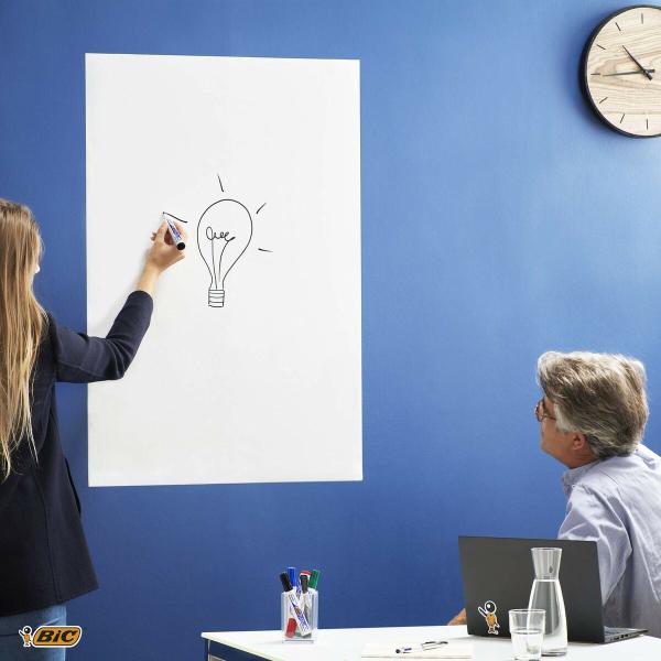 Ardósia branca Bic 870492 Adesivo 2 x 1 m