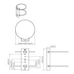 Placa de Fixação Vogel's PFA 9145
