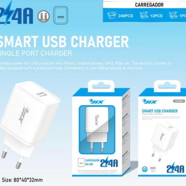 Carregador USB 2.4A