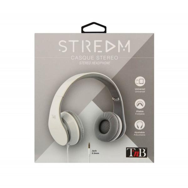 Auriculares T'NB CSSTREAMWH Branco