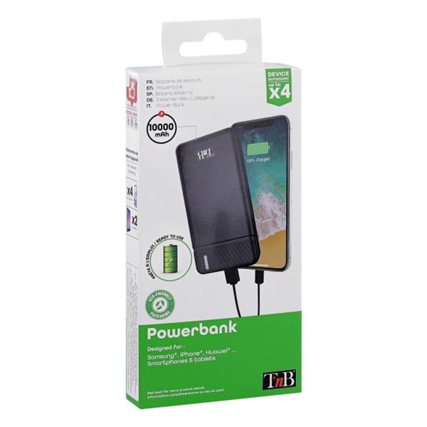 Powerbank T'NB PBU10000 Preto 10000 mAh