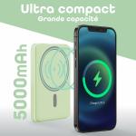 Powerbank T'NB PBUMAG5GR 5000 mAh Verde Magsafe