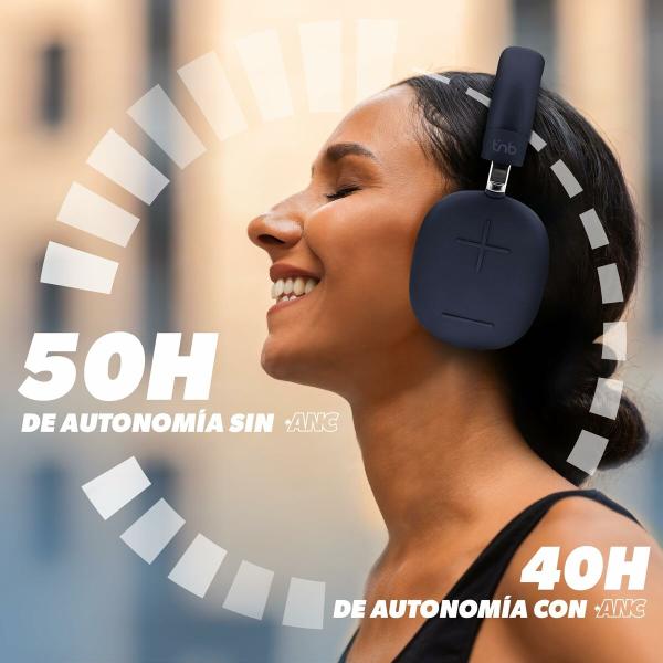 Auriculares Bluetooth com microfone T'NB BOUNCE Azul escuro